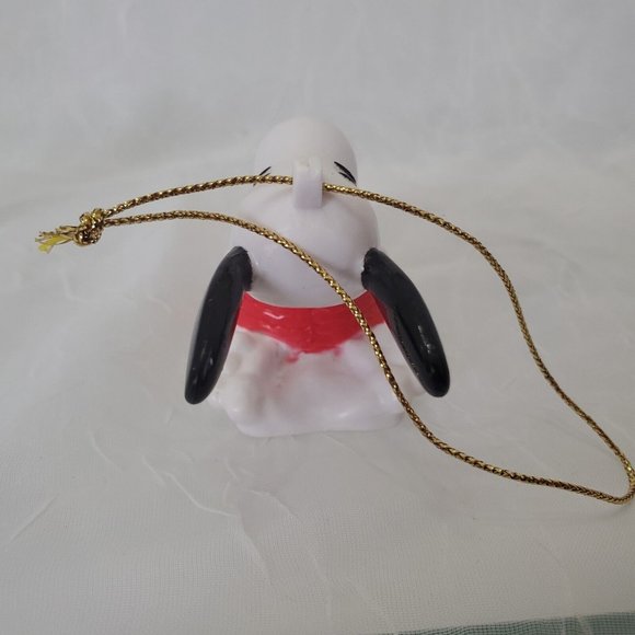 Lot of 2 Peanuts UFS Snoopy Woodstock Christmas Ornaments post box dog dish sled - Picture 4 of 12